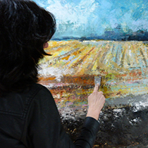 Cursist aan het werk