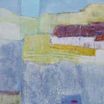 Huizen aan het duin - 45 x 95 cm