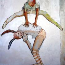 Haasje over - 120 x 100 cm